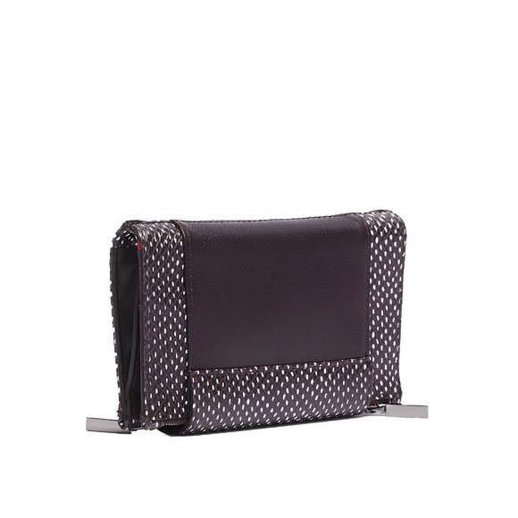 Hammitt Levy Espresso Reserve Wallet Leather Brown Grey Crossbody Bag Handbag NW - Picture 4 of 13